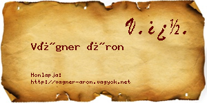 Vágner Áron névjegykártya